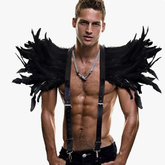 Other - Feather Epaulet Shrug Shoulder Wings